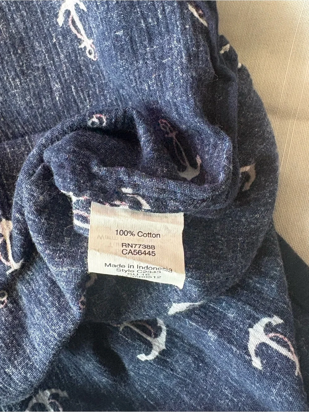 J. Crew crew navy